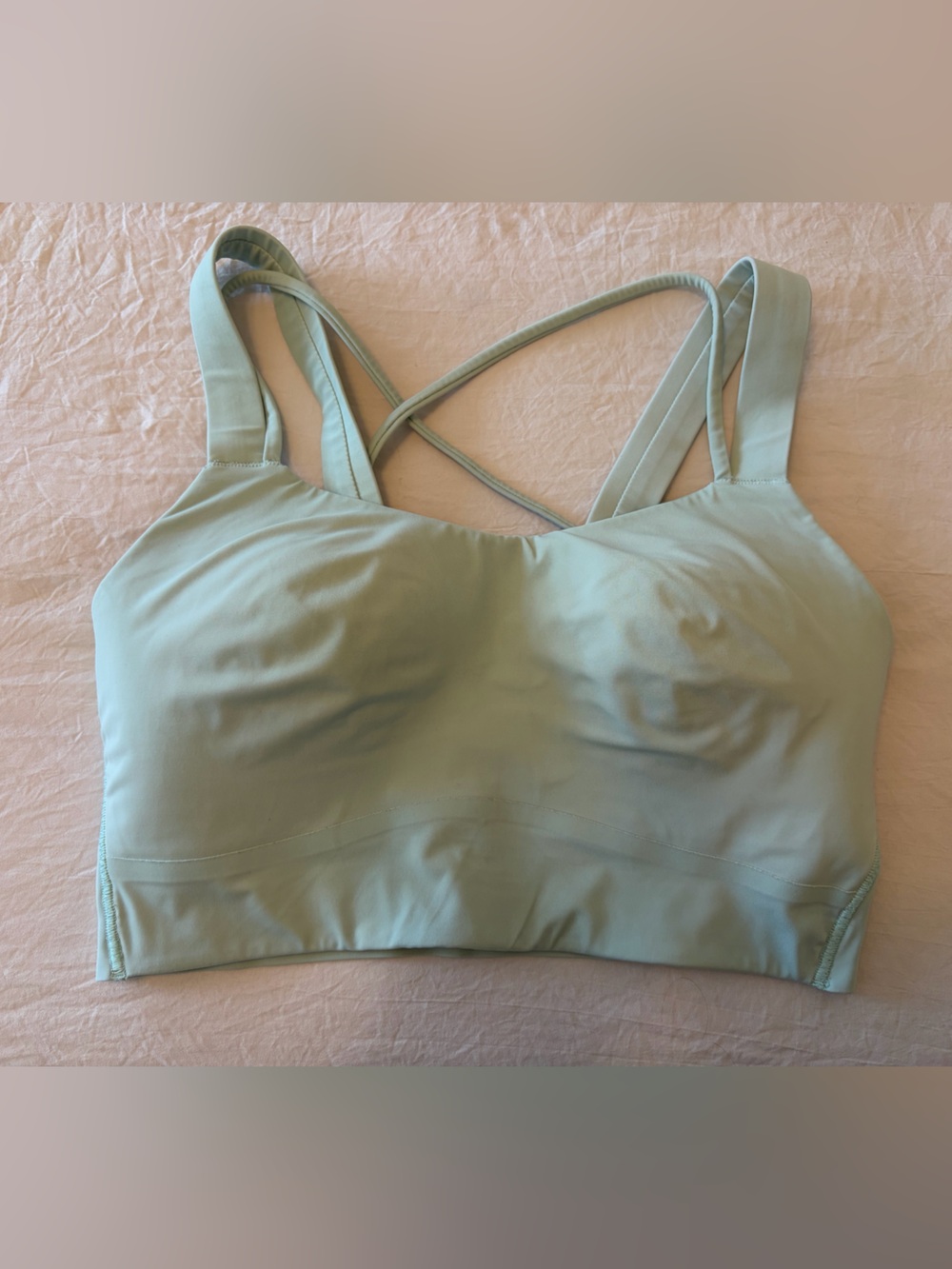 Lululemon Like a Cloud Bra D/DD Longline mint estimated size 6 light support